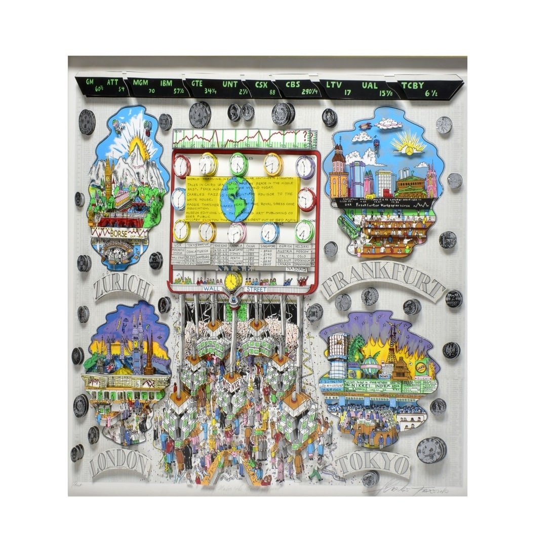 Charles Fazzino, American (Born 1955) (1 of 8)