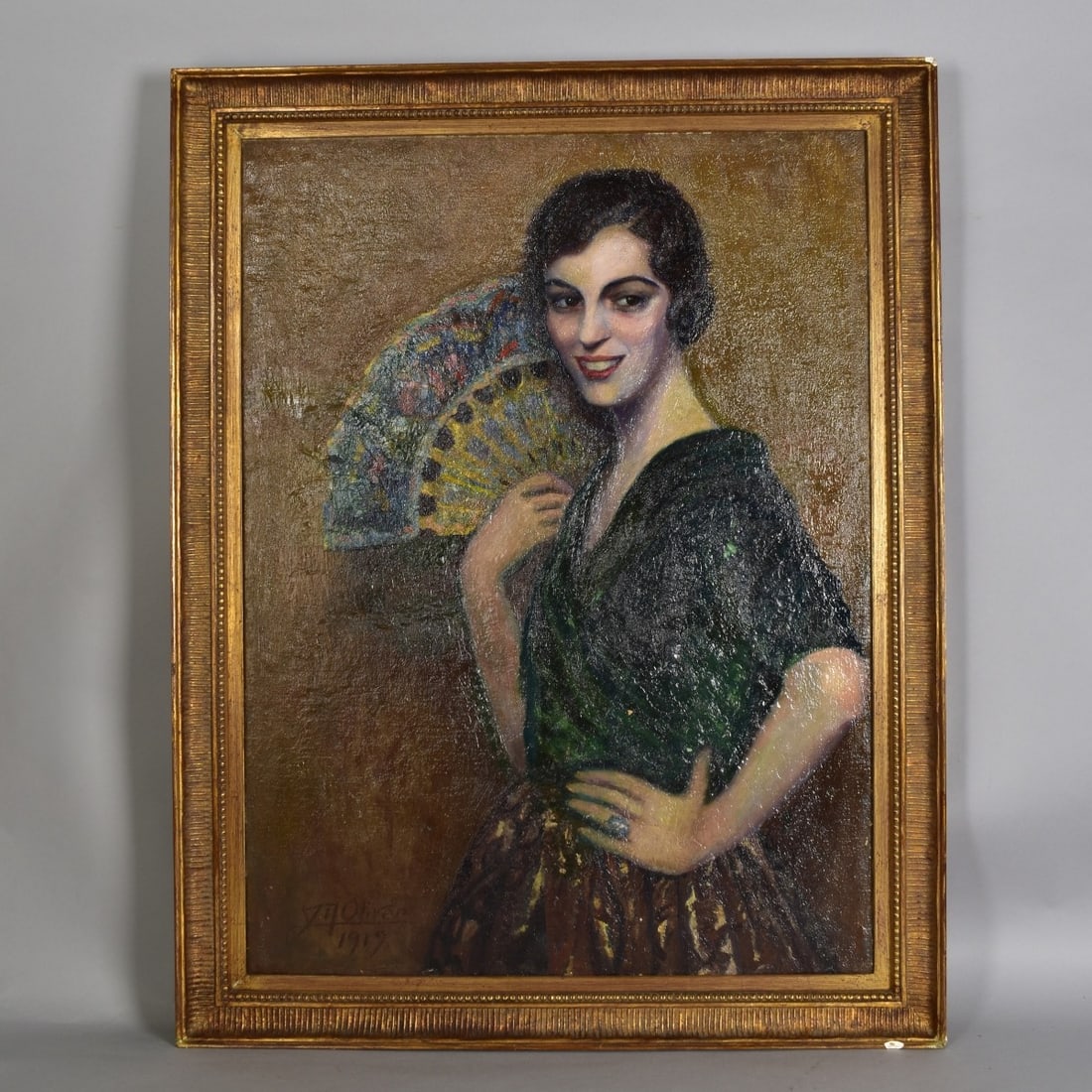 JM Oliver (19/20th C.) O/C (1 of 5)