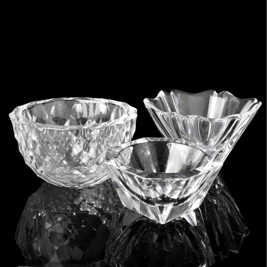Three Orrefors Crystal Bowls (1 of 7)