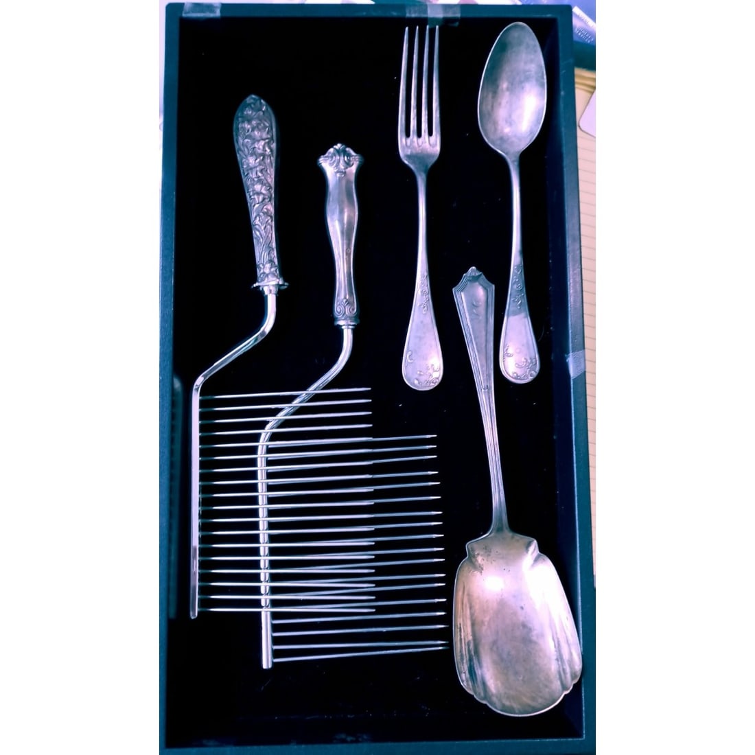 Sterling and Stainless Serving Pieces (1 of 6)