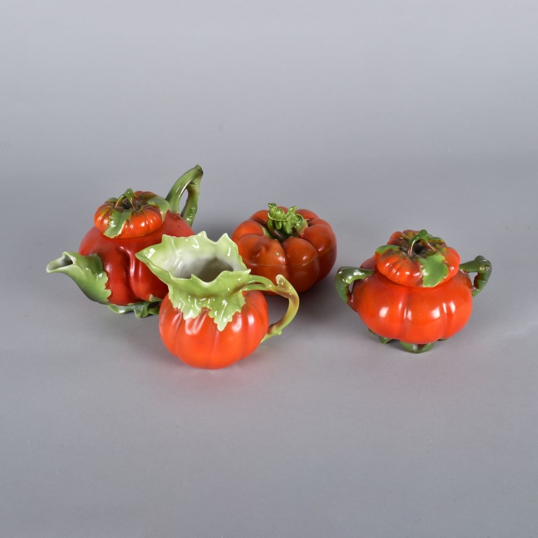 Royal Bayreuth Figural 4-Pc.Tea Set (1 of 4)