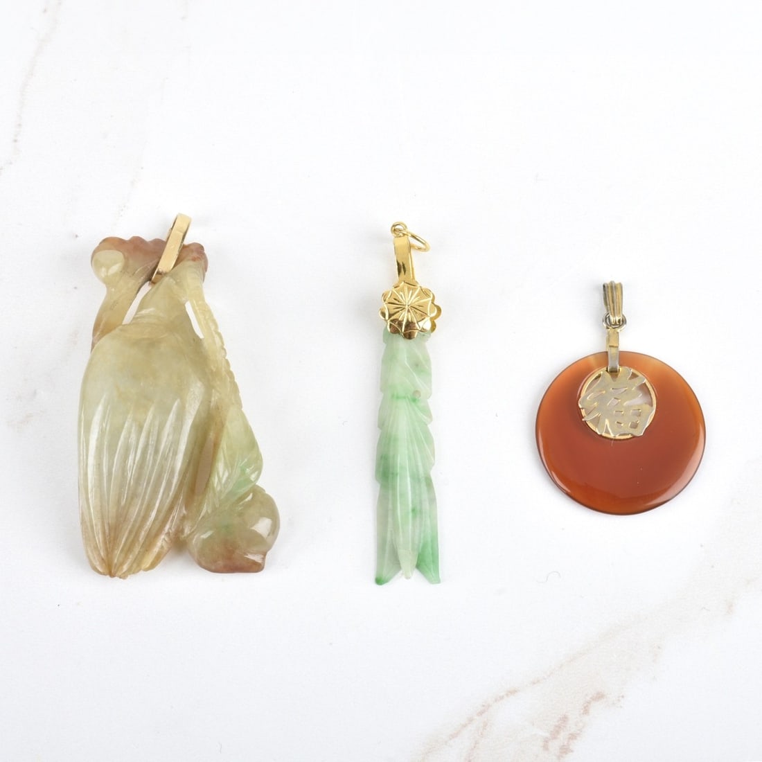 Hardstone Pendants (1 of 2)