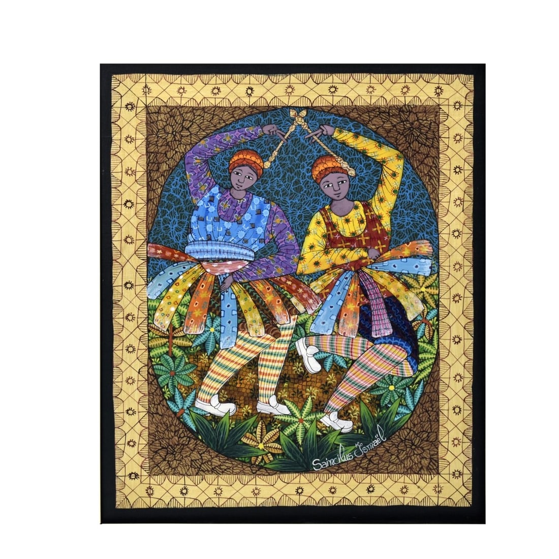 Saincilus Ismael (Haitian, 1940-2000) O/C (1 of 6)