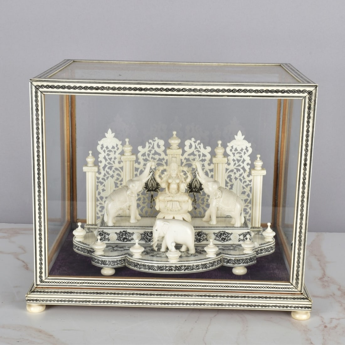 Antique Indian Carved Hindhu Group (1 of 9)