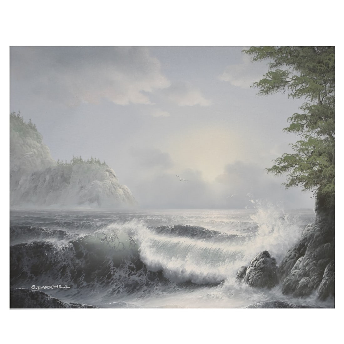 Sue Parkhill O/C Seascape Painting (1 of 9)