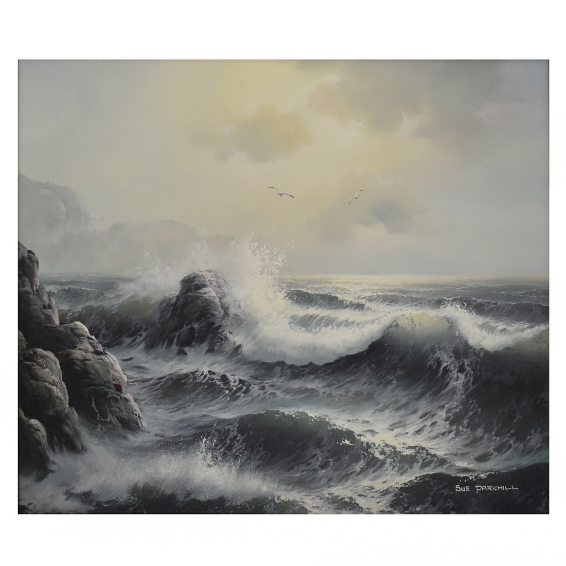 Sue Parkhill O/C Seascape Painting (1 of 8)