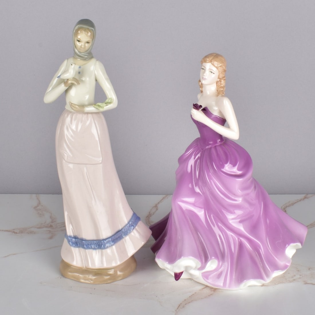 Two Porcelain Figurines Ladies (1 of 6)