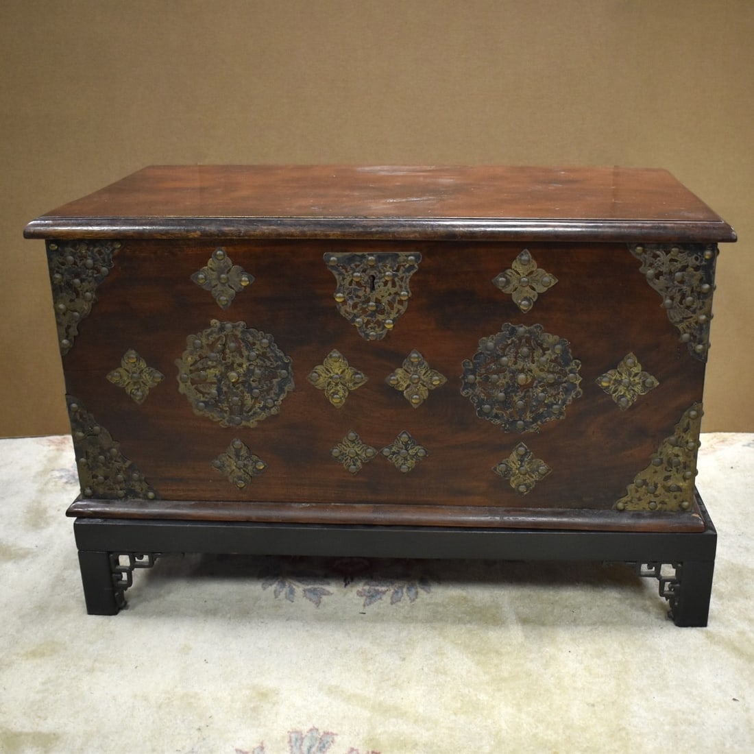 Antique Asian Wood Chest (1 of 5)