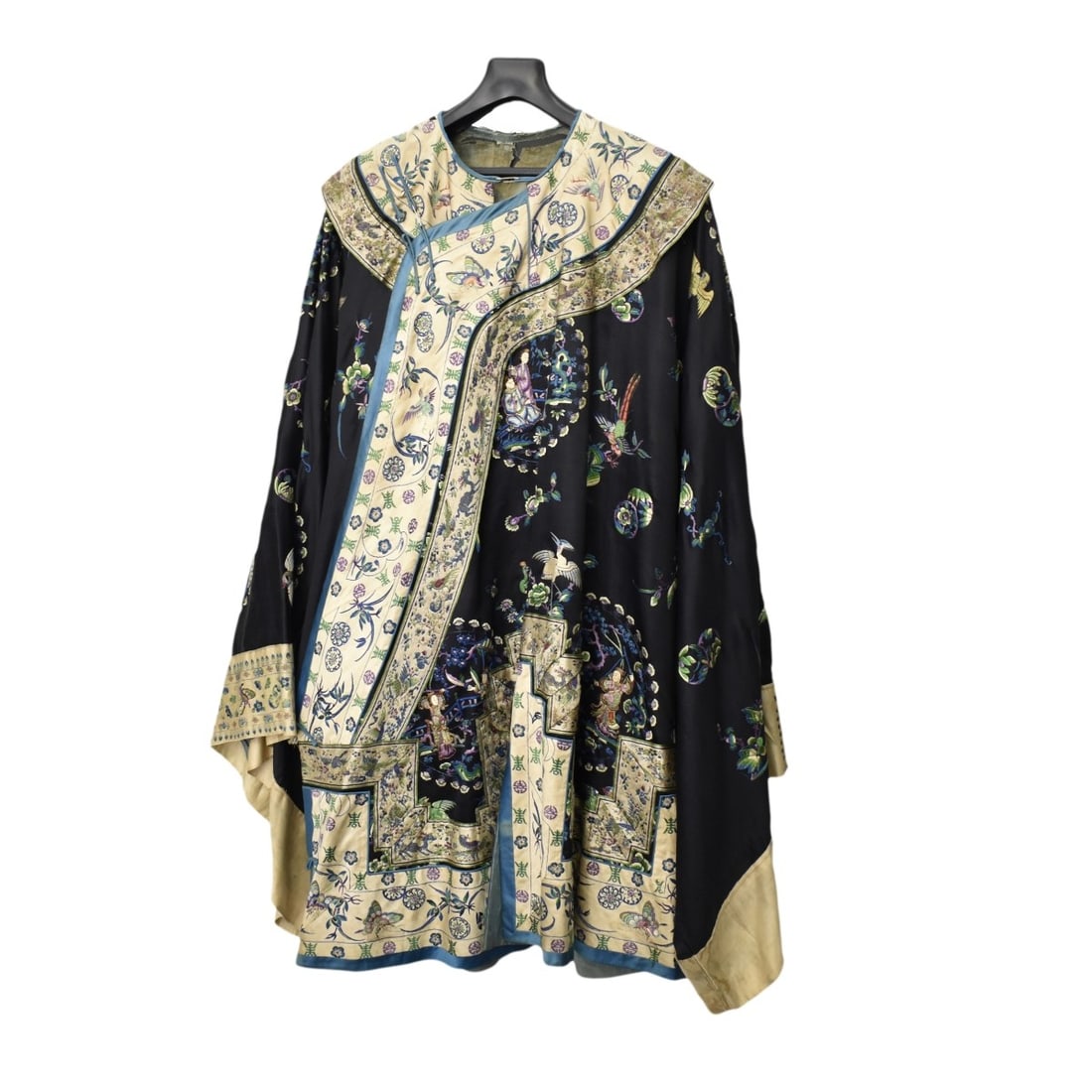 18/19C Chinese Silk Embroidered Robe (1 of 9)