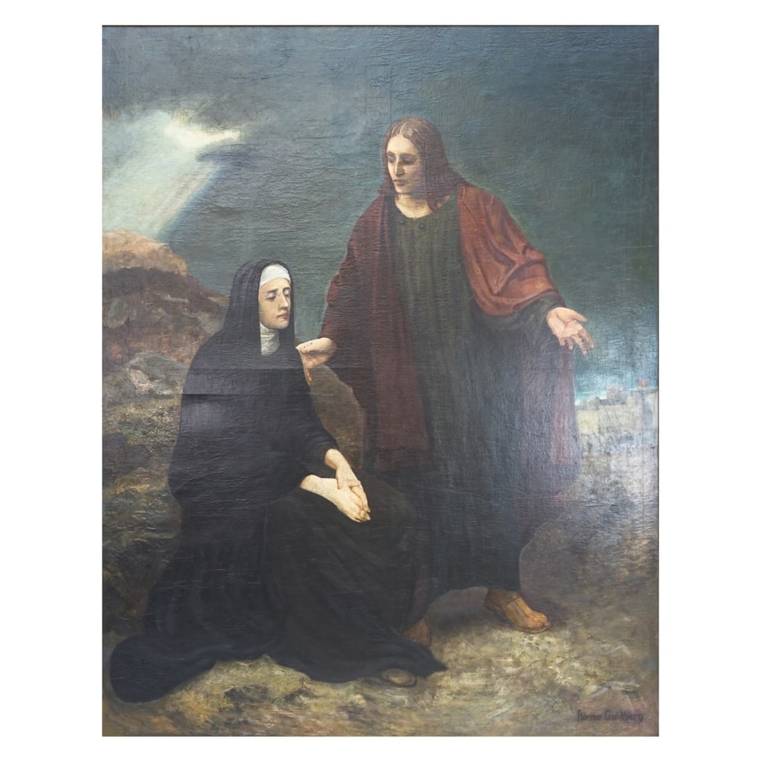 19C Old Master Style Palace Size O/C (1 of 5)