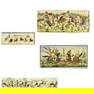 Four Persian Celluloid Miniatures