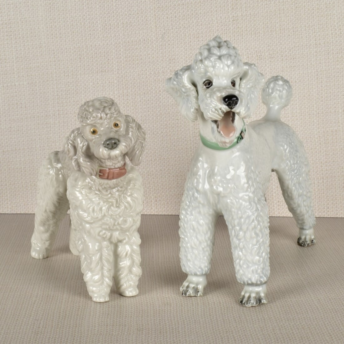 Two Porcelain Poodle Figurines (1 of 5)