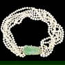 Pearl, Jade and 18K Necklace