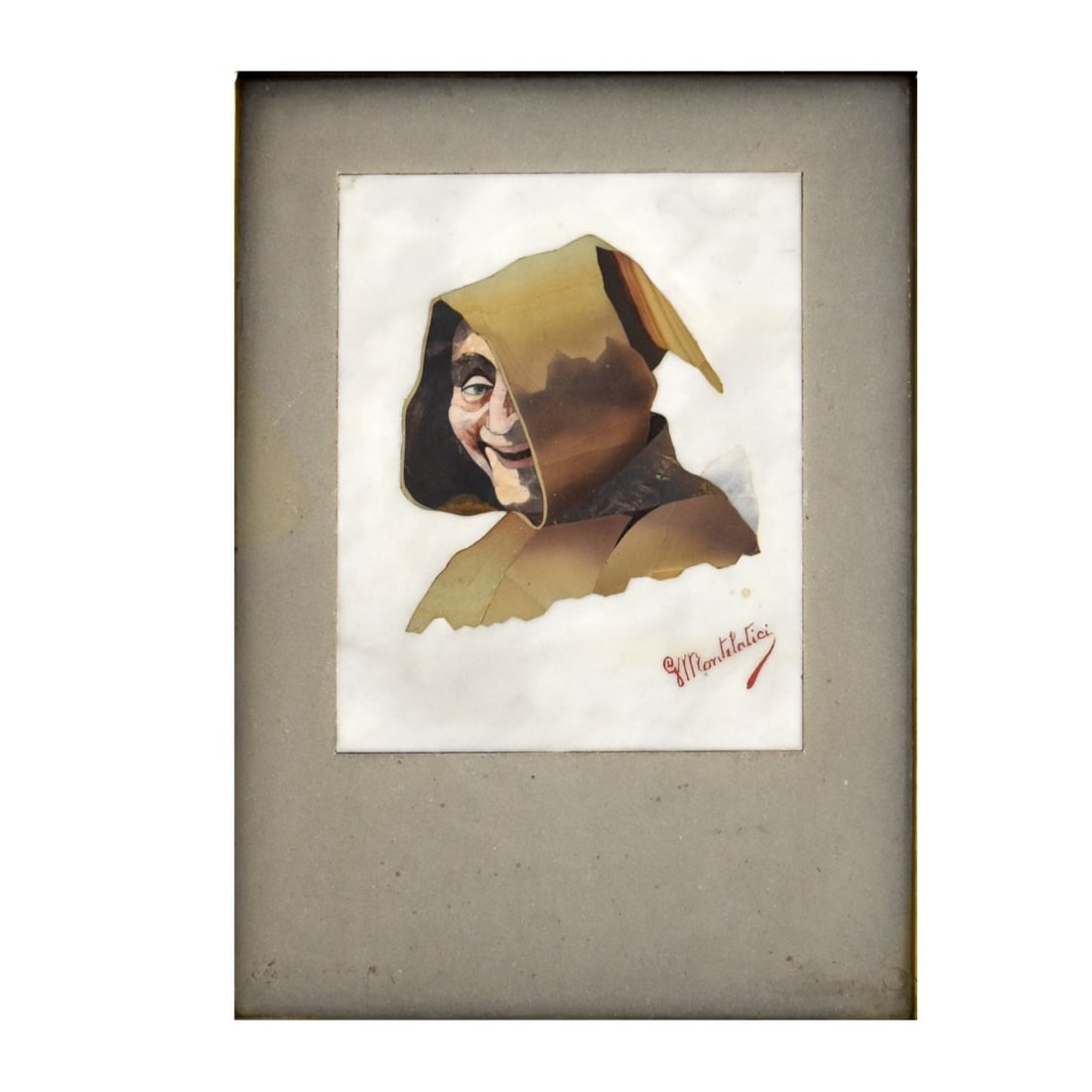 Italian Pietra Dura Plaque (1 of 6)