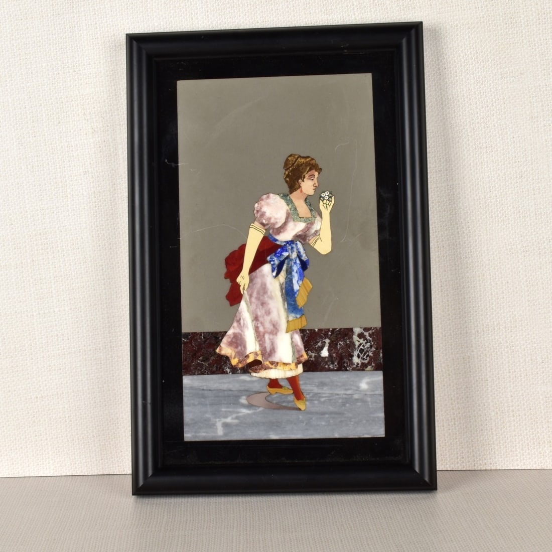 Antique Italian Pietra Dura Plaque (1 of 7)