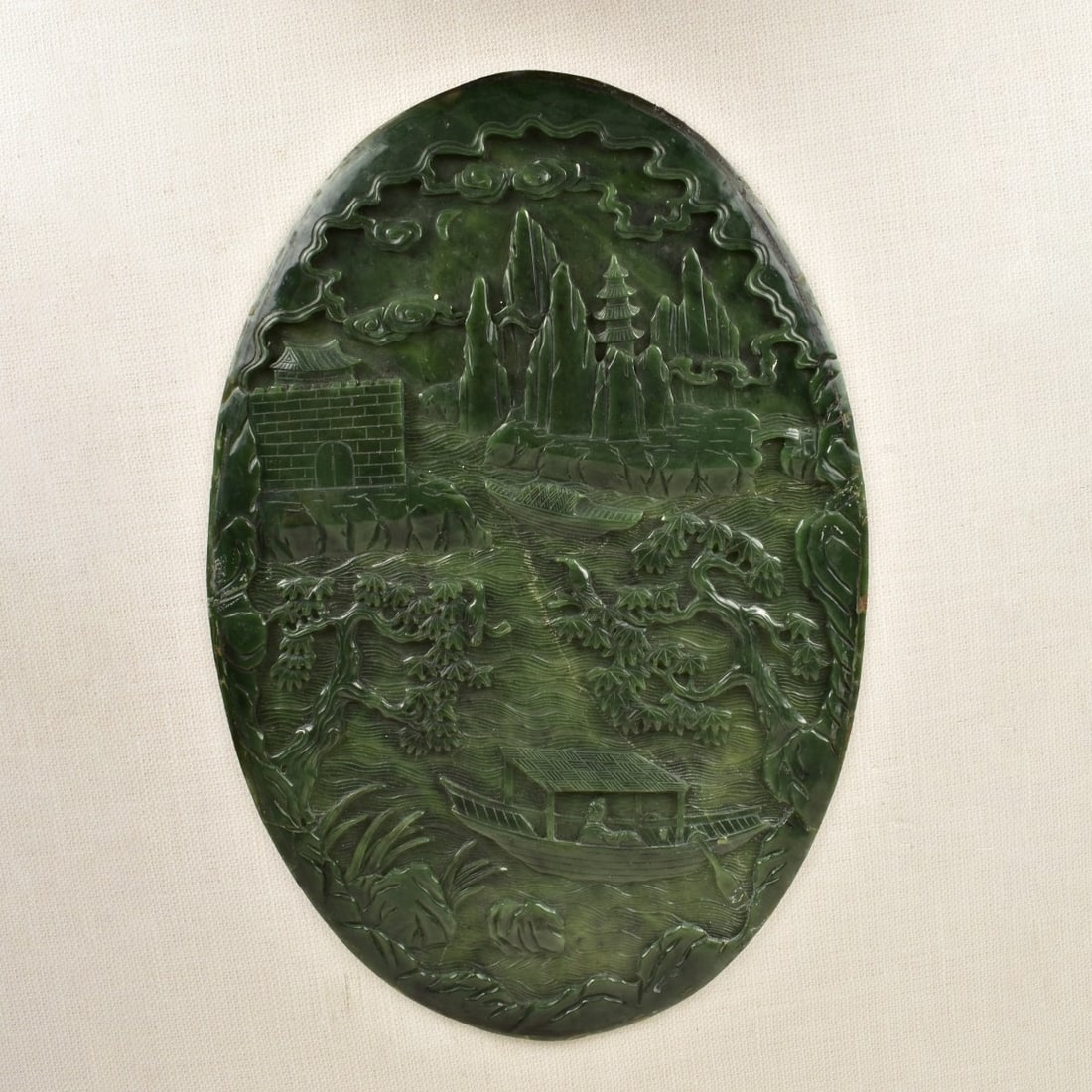 Japanese Green Jade Plaque (1 of 7)