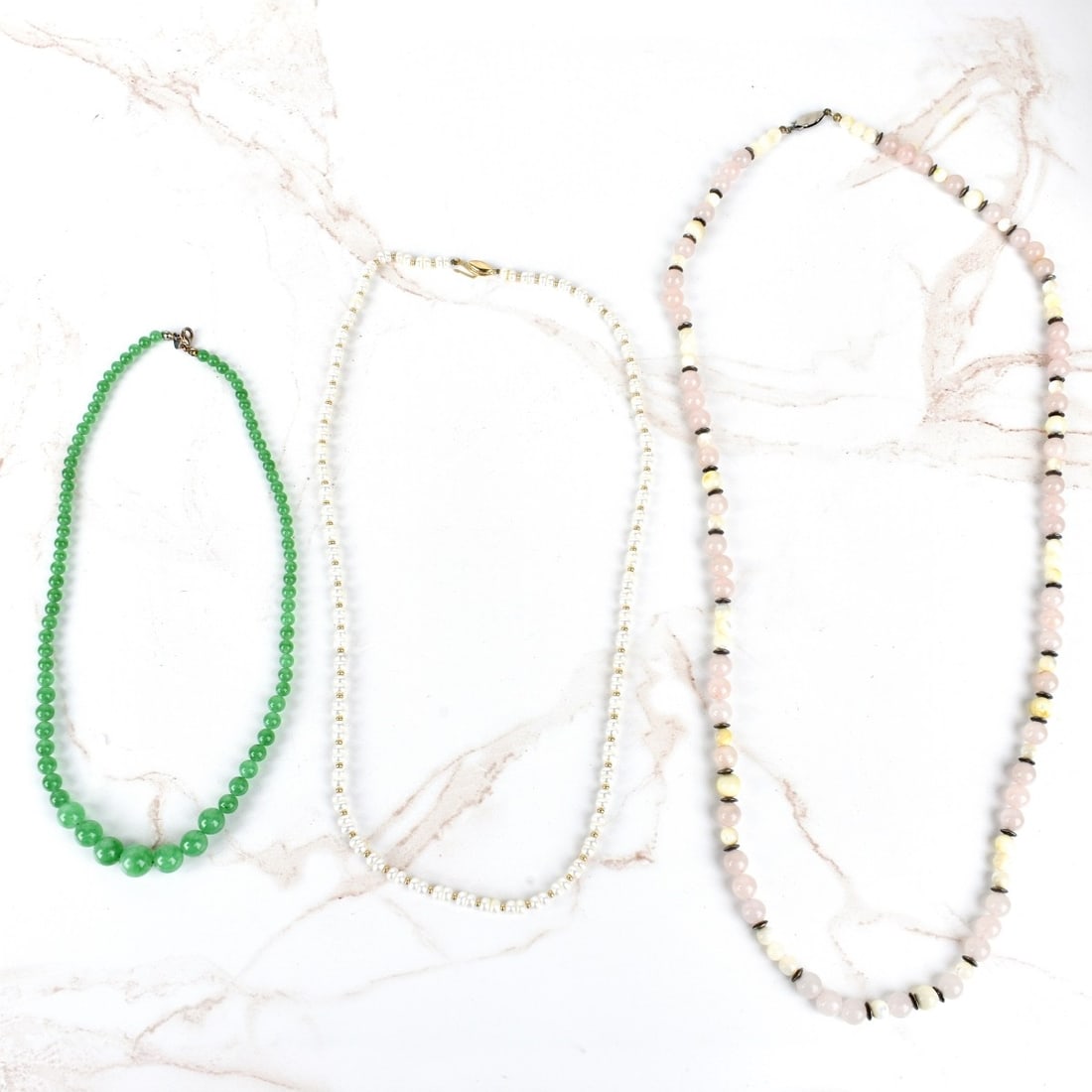 Three Beaded Necklace (1 of 2)