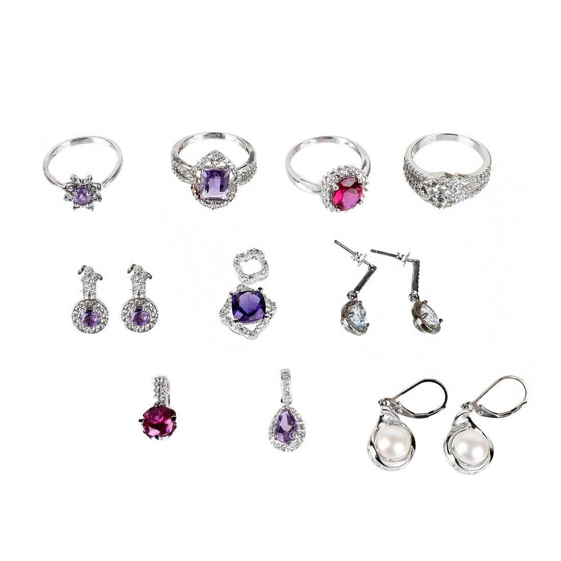 Gemstone and Silver Jewelry (1 of 2)