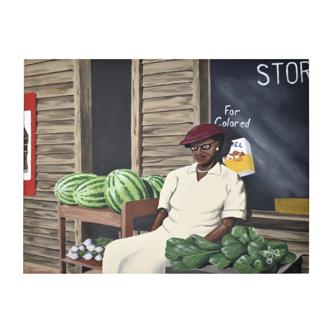 John Gregory Daso (American 1956- ) Painting (1 of 8)