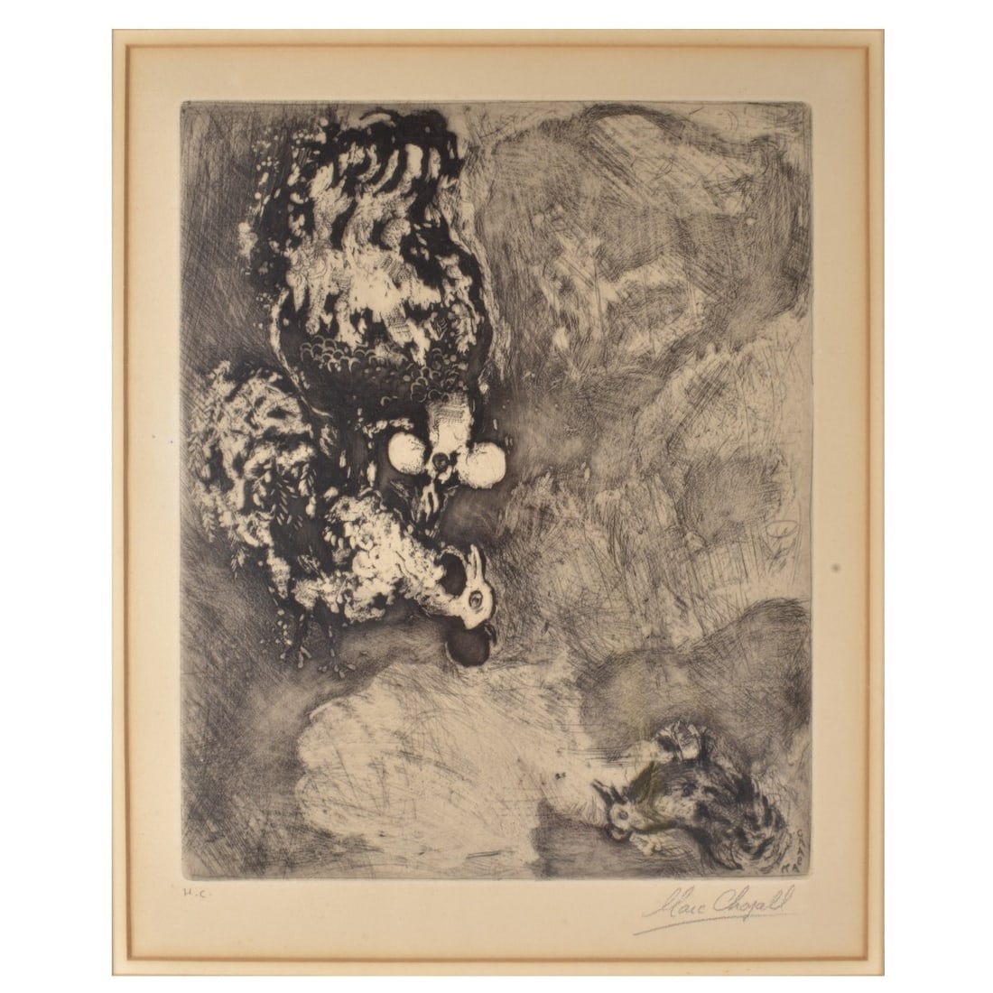 Marc Chagall, Russian/French (1887 - 1985) Etching (1 of 5)