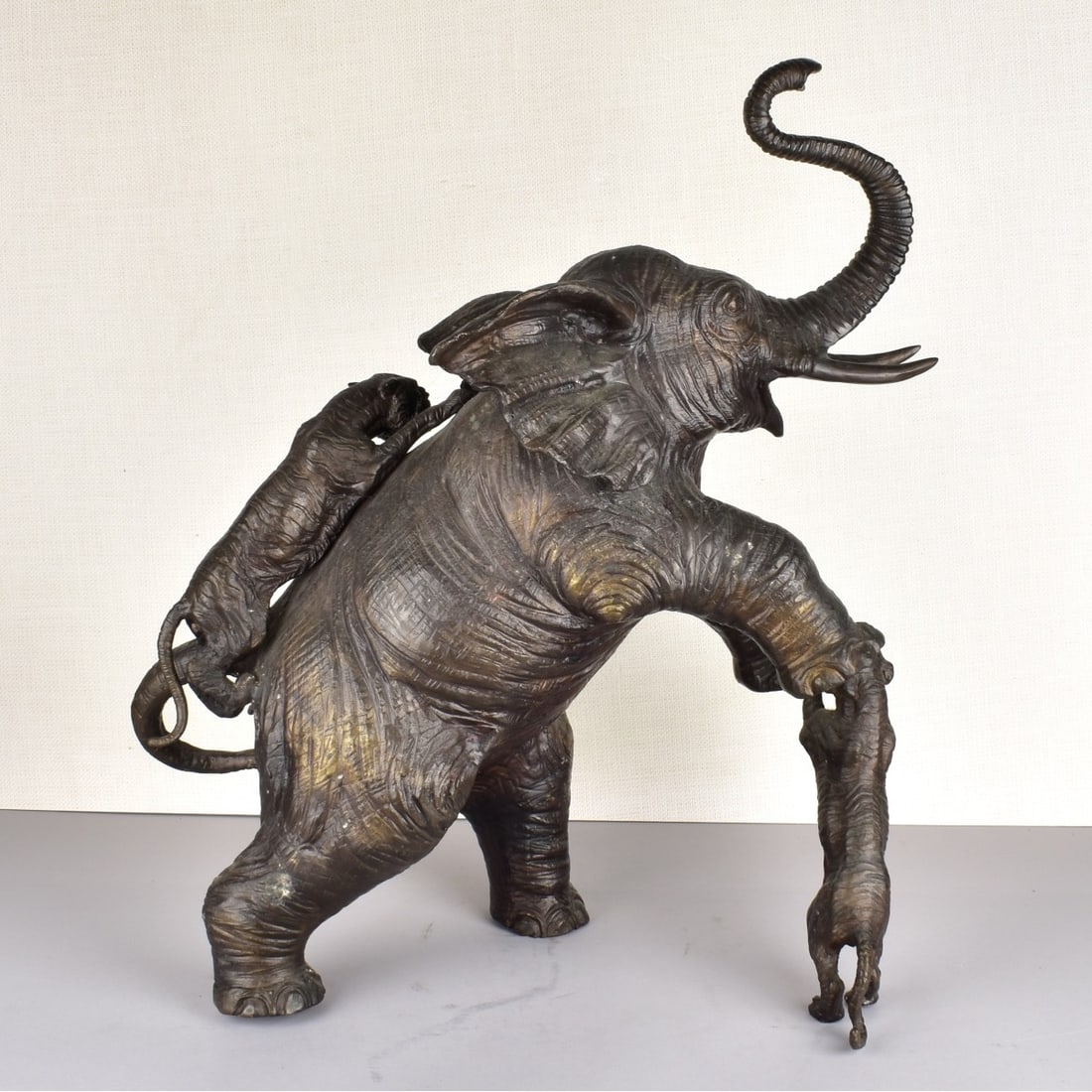 Bronze Elephant Sculpture (1 of 6)