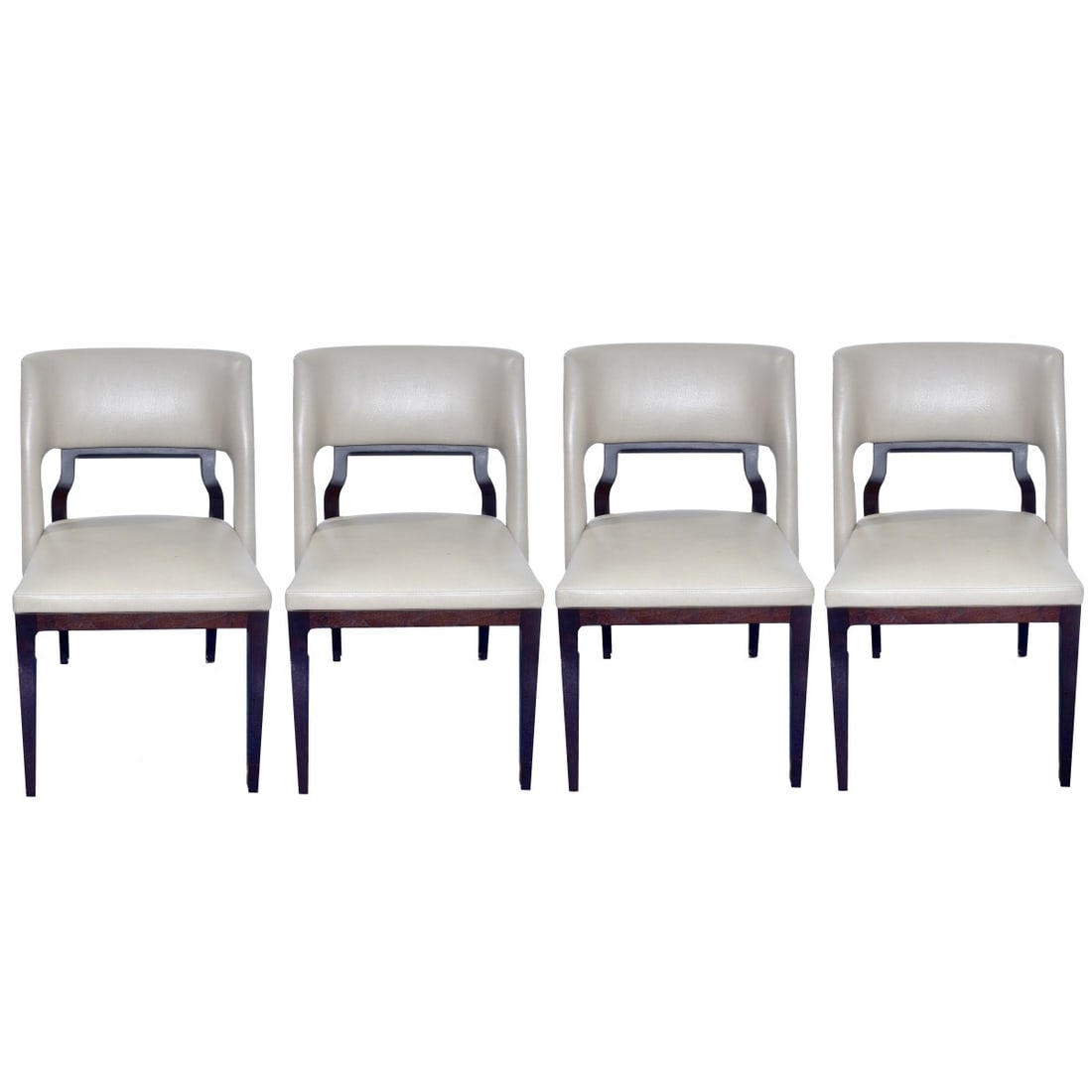 4 Leather Dining Chairs Brusic Rose for Holly Hunt (1 of 3)