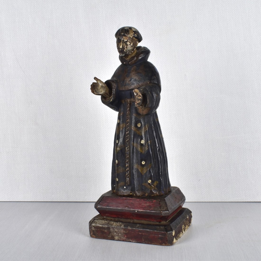 Antique Hand Painted and Carved Santos (1 of 6)