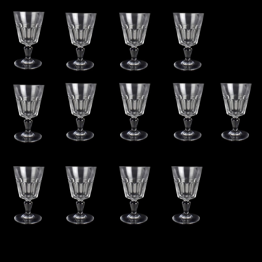 Vintage Baccarat "Bretagne" Crystal Glasses (1 of 4)