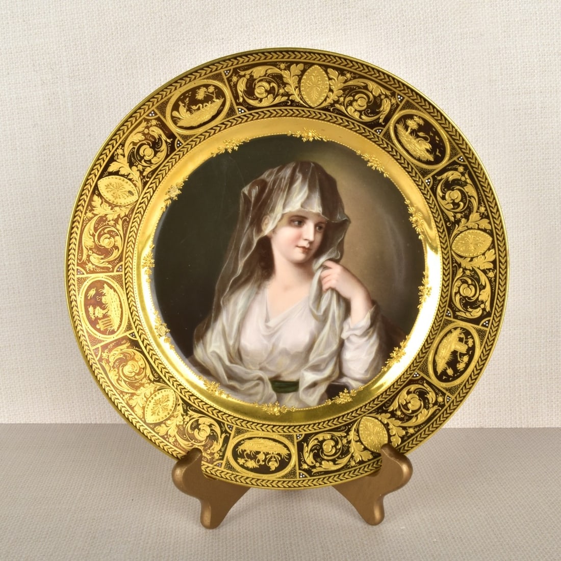 Royal Vienna Portrait Plate (1 of 4)