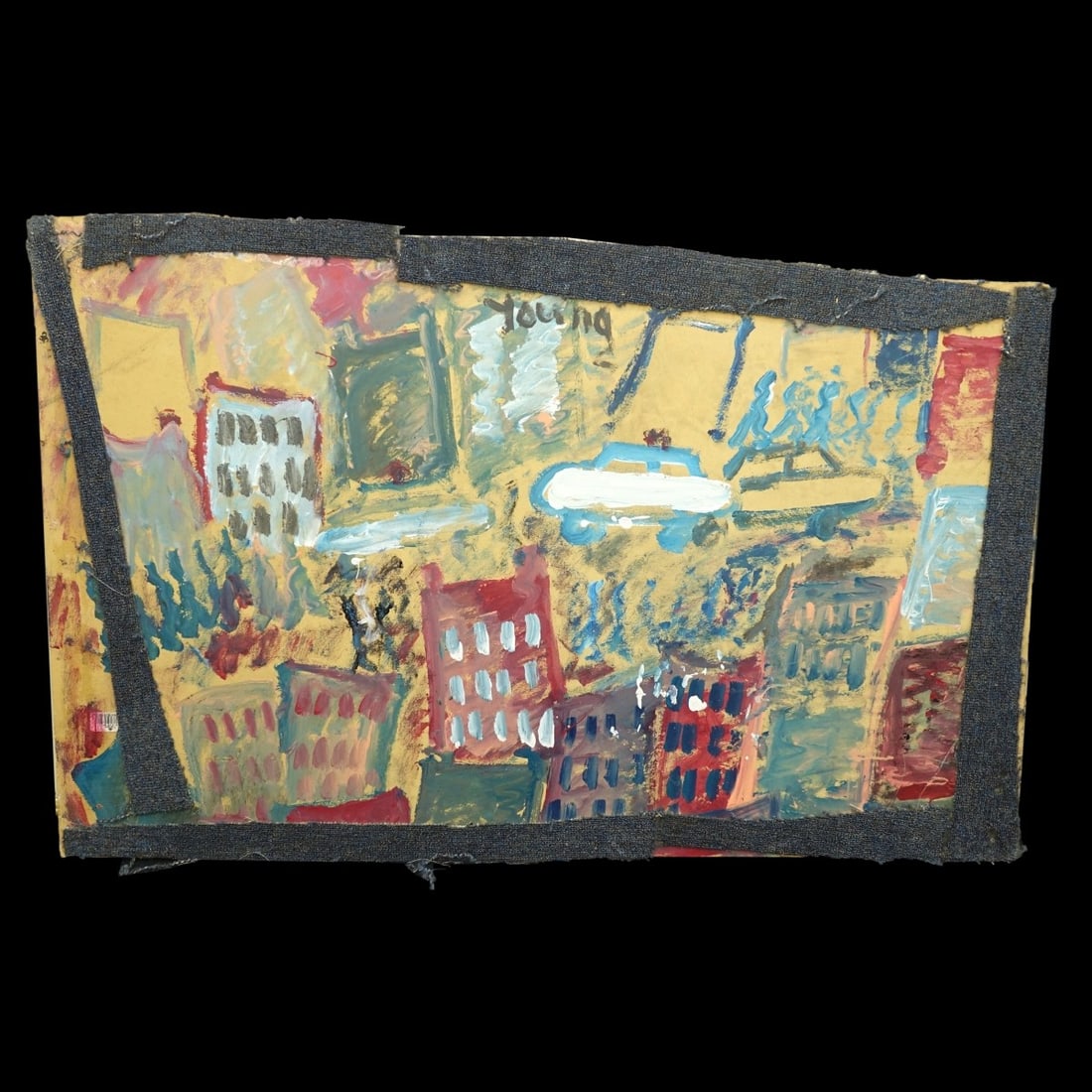 Purvis Young, American (1943 - 2010) Mixed Media (1 of 7)