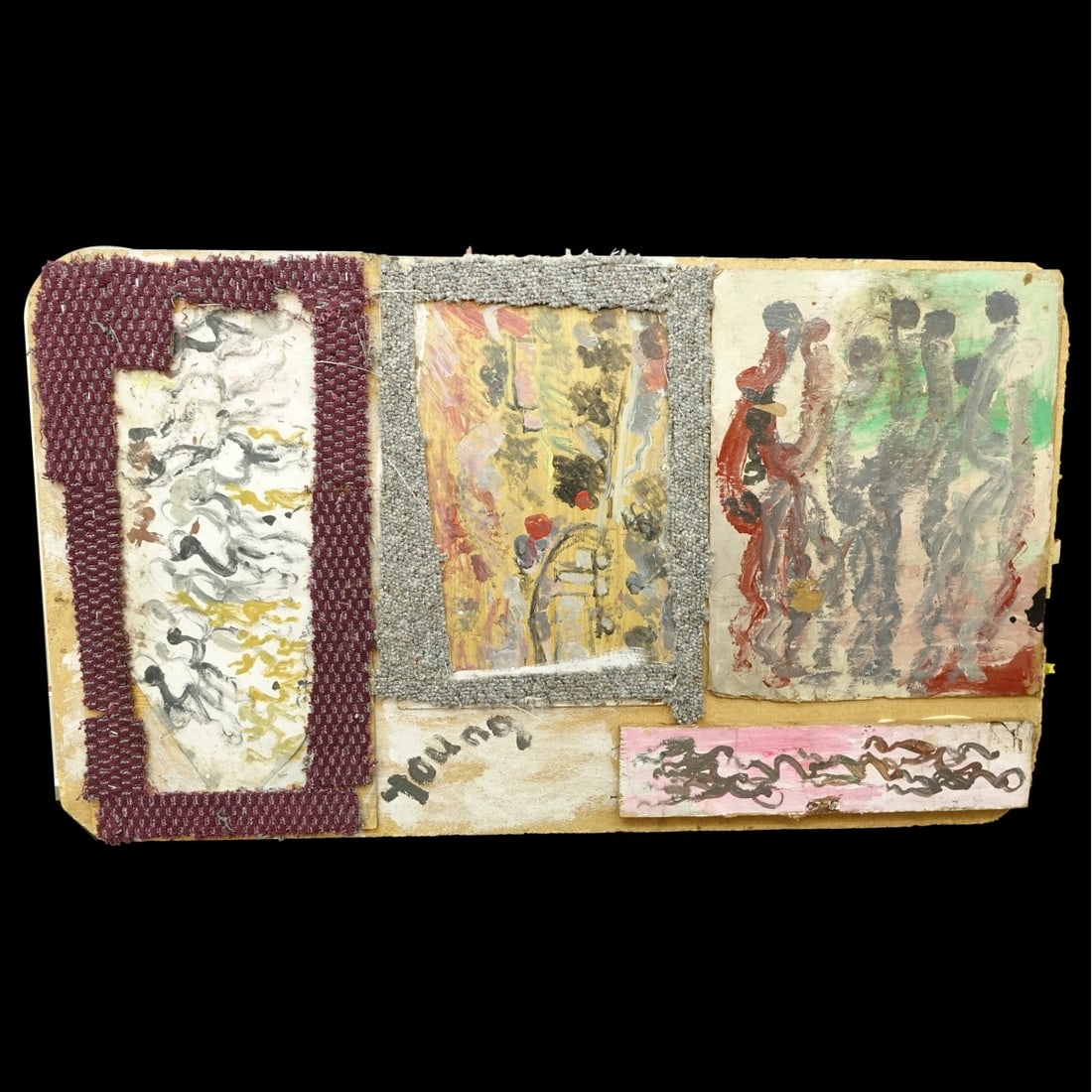 Purvis Young, American (1943 - 2010) Mixed Media (1 of 7)