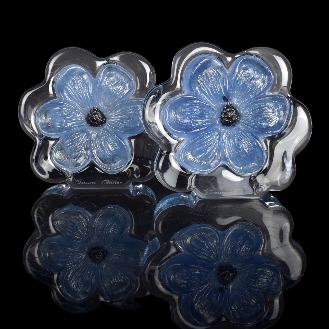 Pr Daum Coppelia Pate de Verre Bookends (1 of 5)