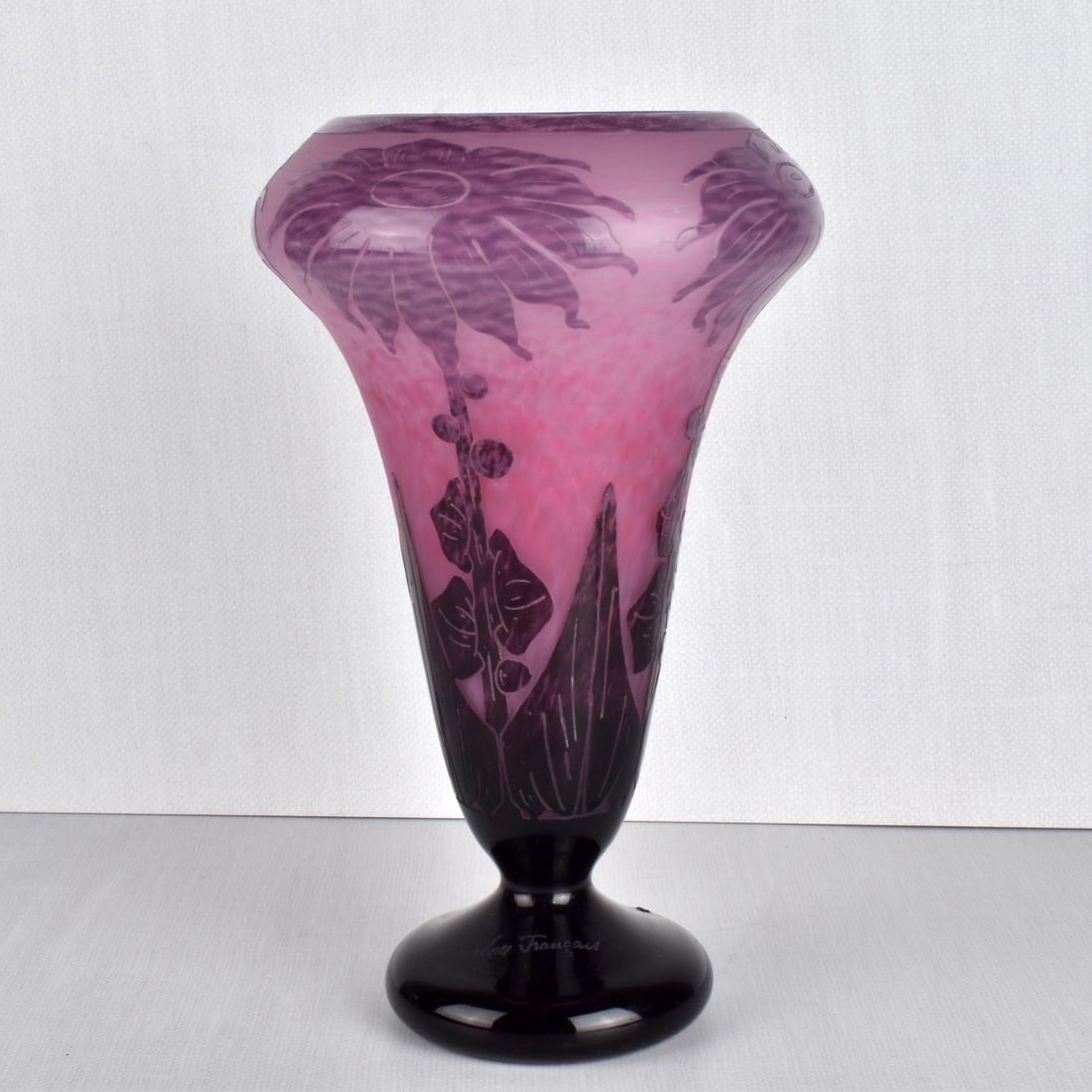 Le Verre Francais "Dahlias" Vase (1 of 7)