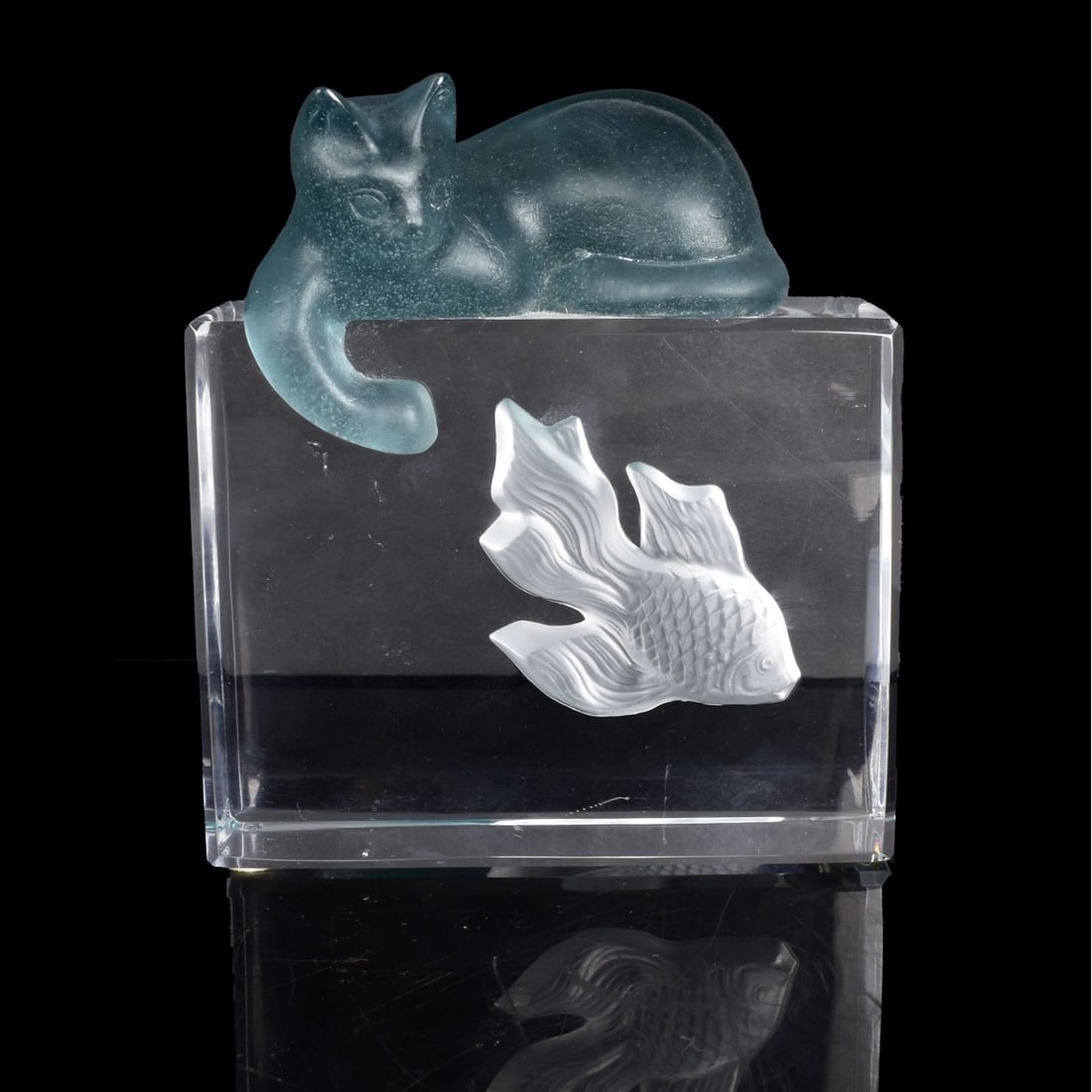 Daum France Cat & Fish Aquarium (1 of 4)