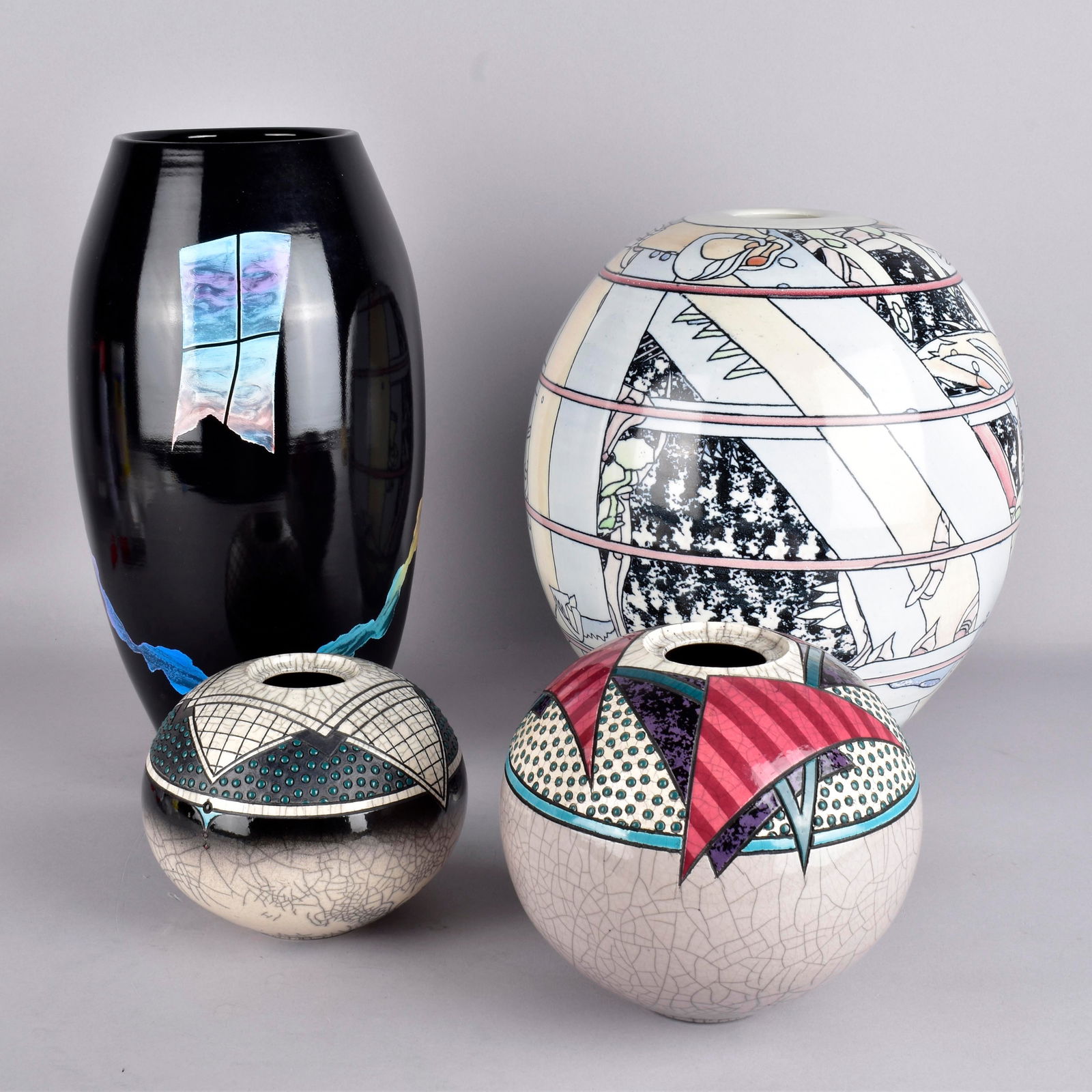 Modern Art Glass Vases (1 of 6)