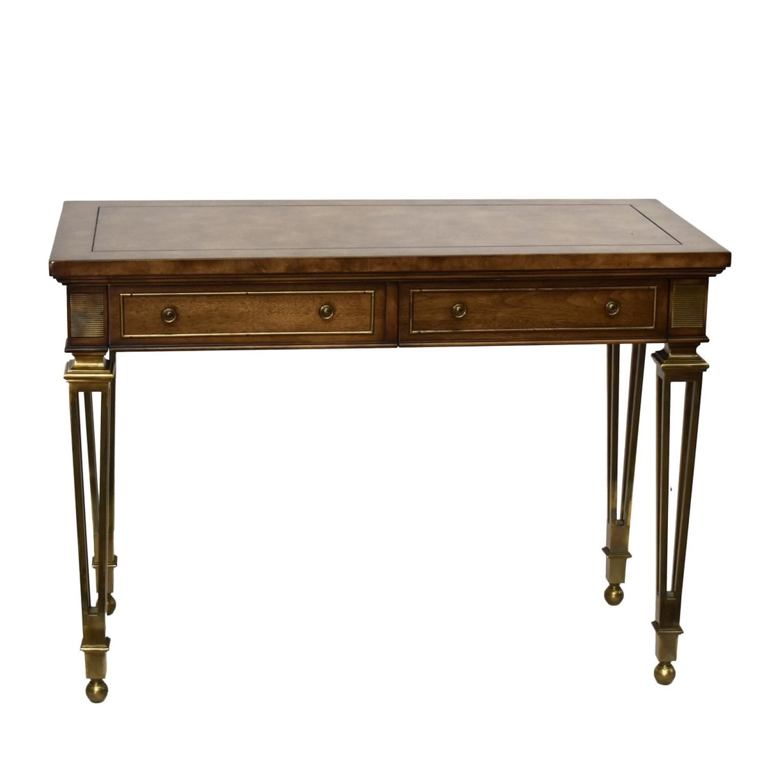 Mastercraft Burled Walnut Desk (1 of 6)