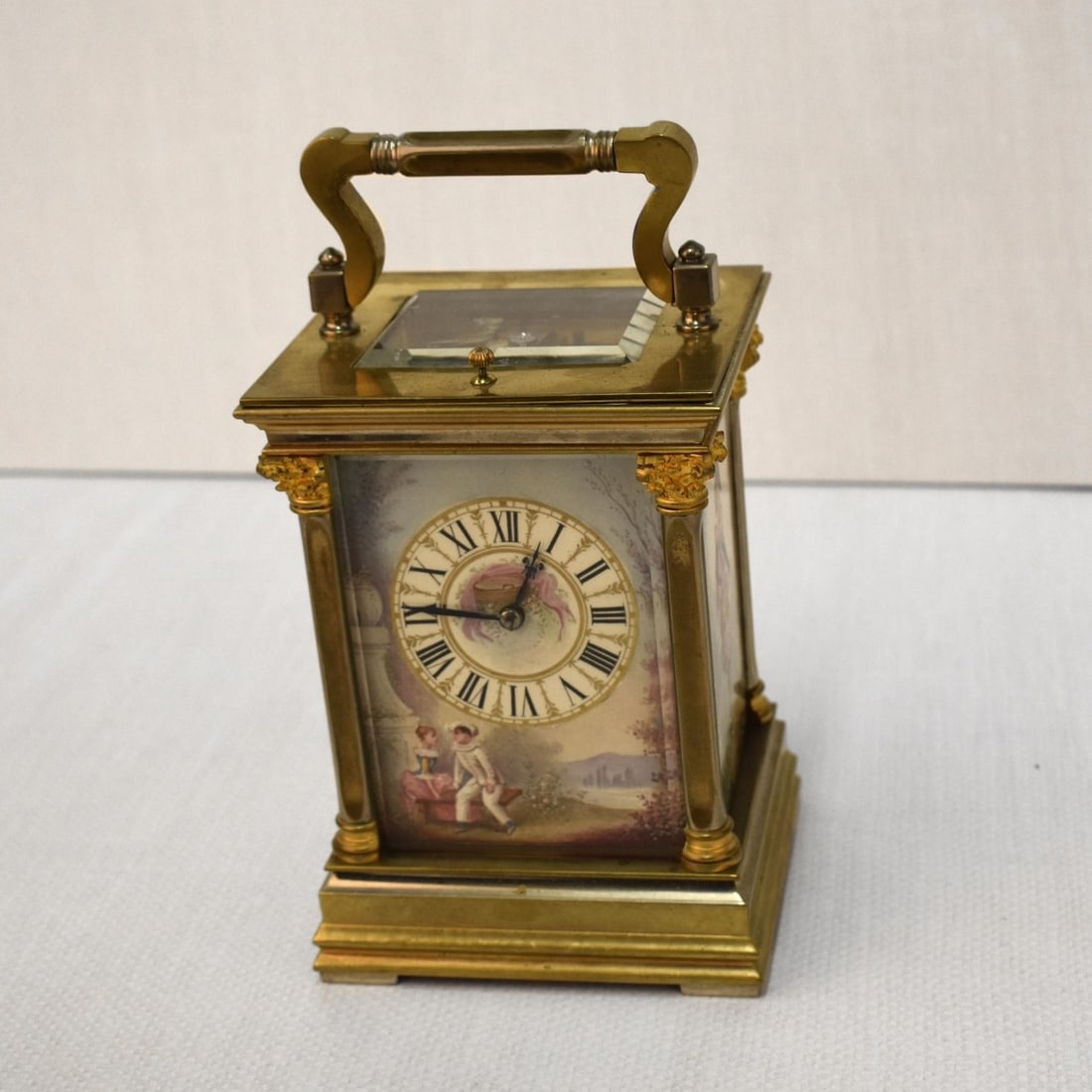 Antique French Gold Gilt Carriage Clock (1 of 5)