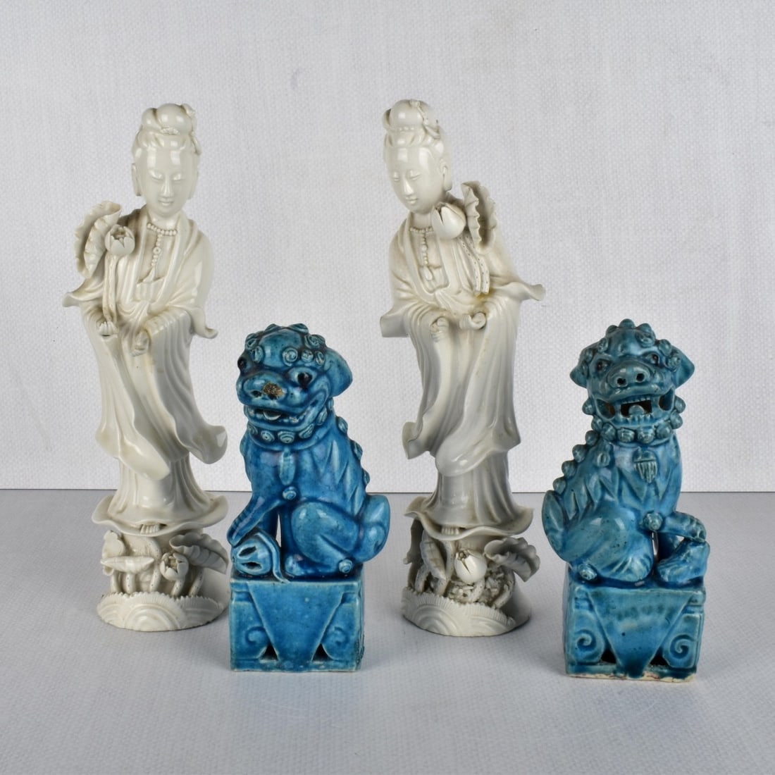 Two Pair Oriental Figurines (1 of 7)
