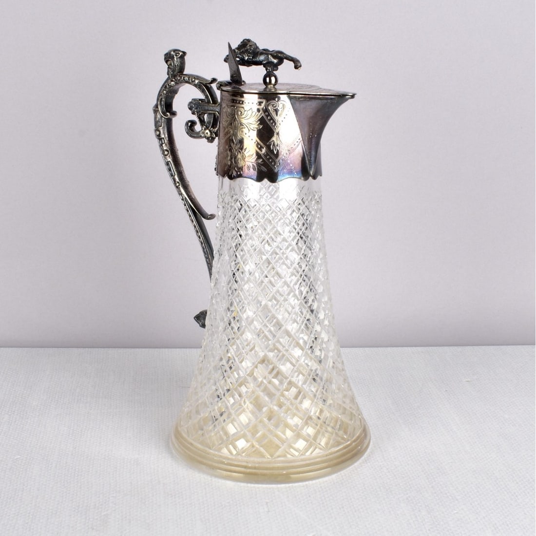 English Crystal Claret Jug (1 of 7)