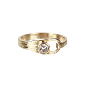 Diamond and 14K Ring
