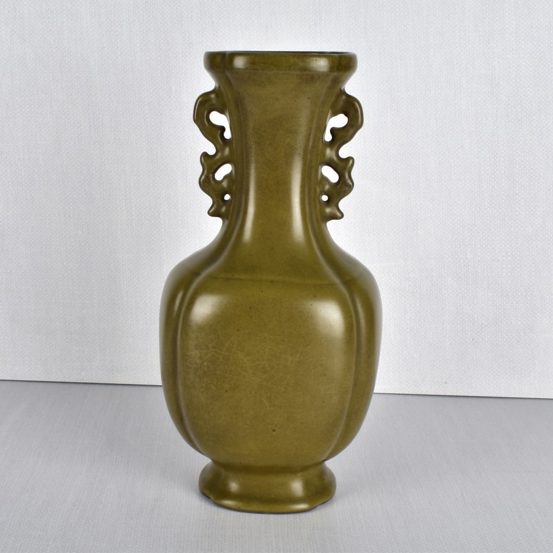 20th Century Chinese Tea Dust Porcelain Vase (1 of 5)
