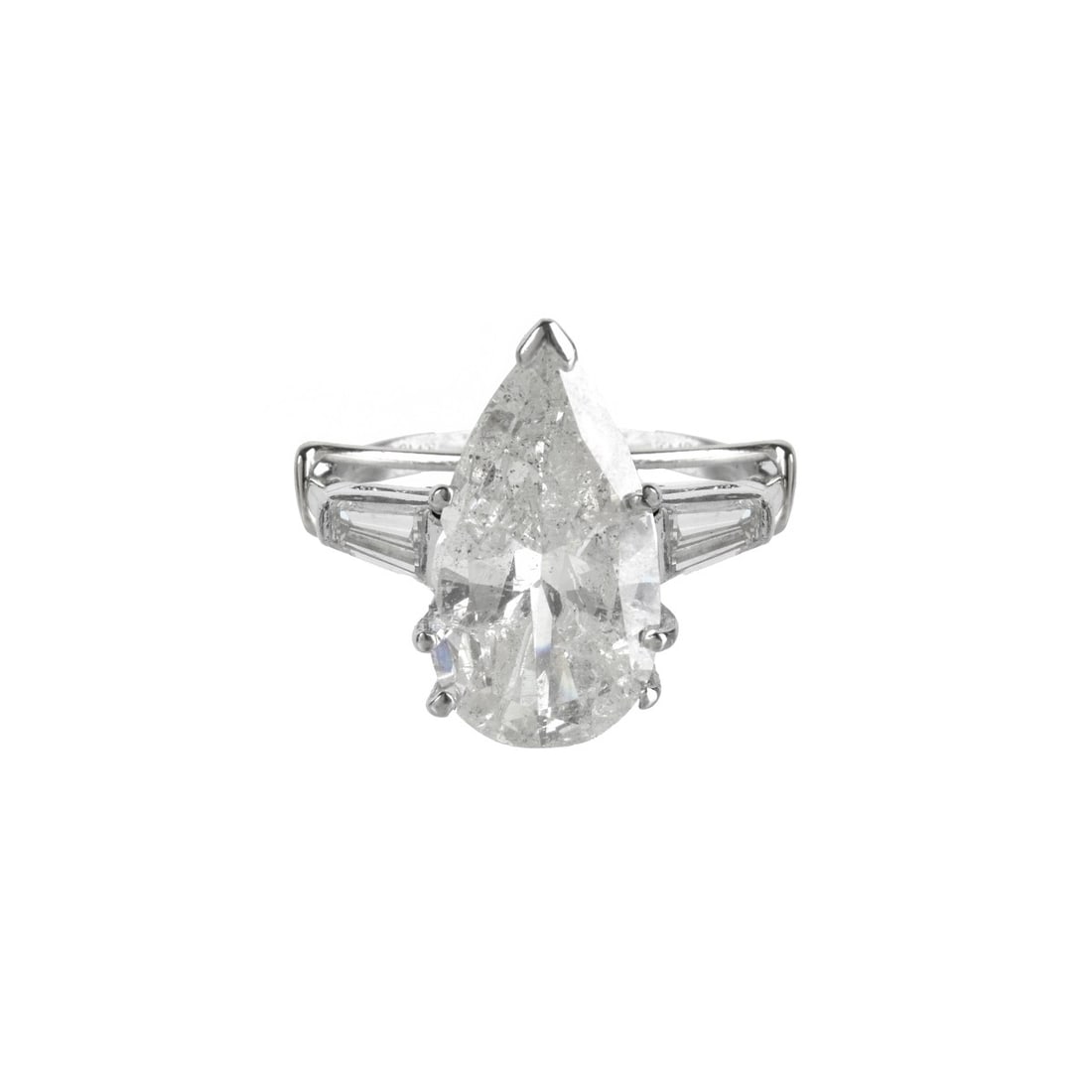 6.50 Carat Diamond and Platinum Ring (1 of 3)