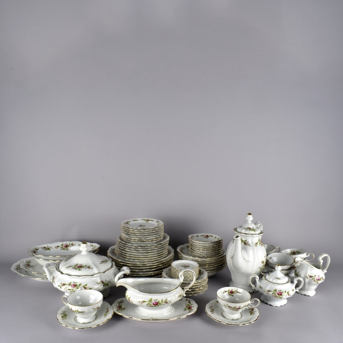 Johann Haviland "Moss Rose" China (1 of 8)