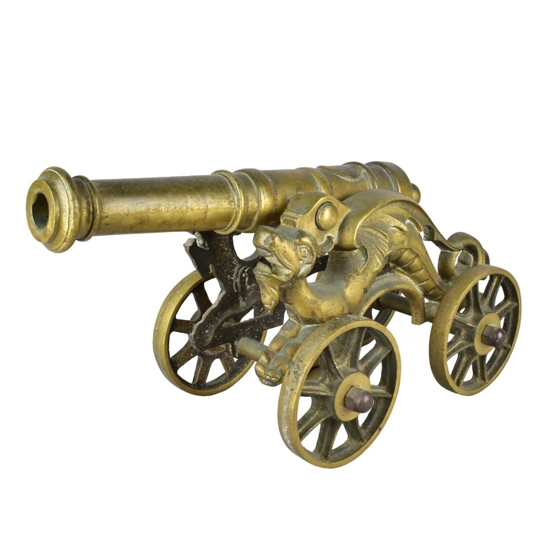 Bronze Dragon Cannon on Carriage (1 of 7)