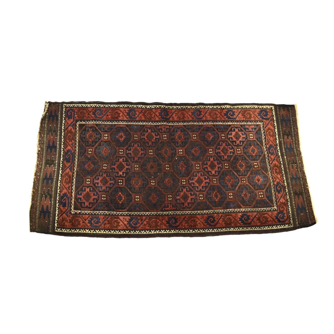 Semi-Antique Kurdish Wool Tribal Rug (1 of 4)
