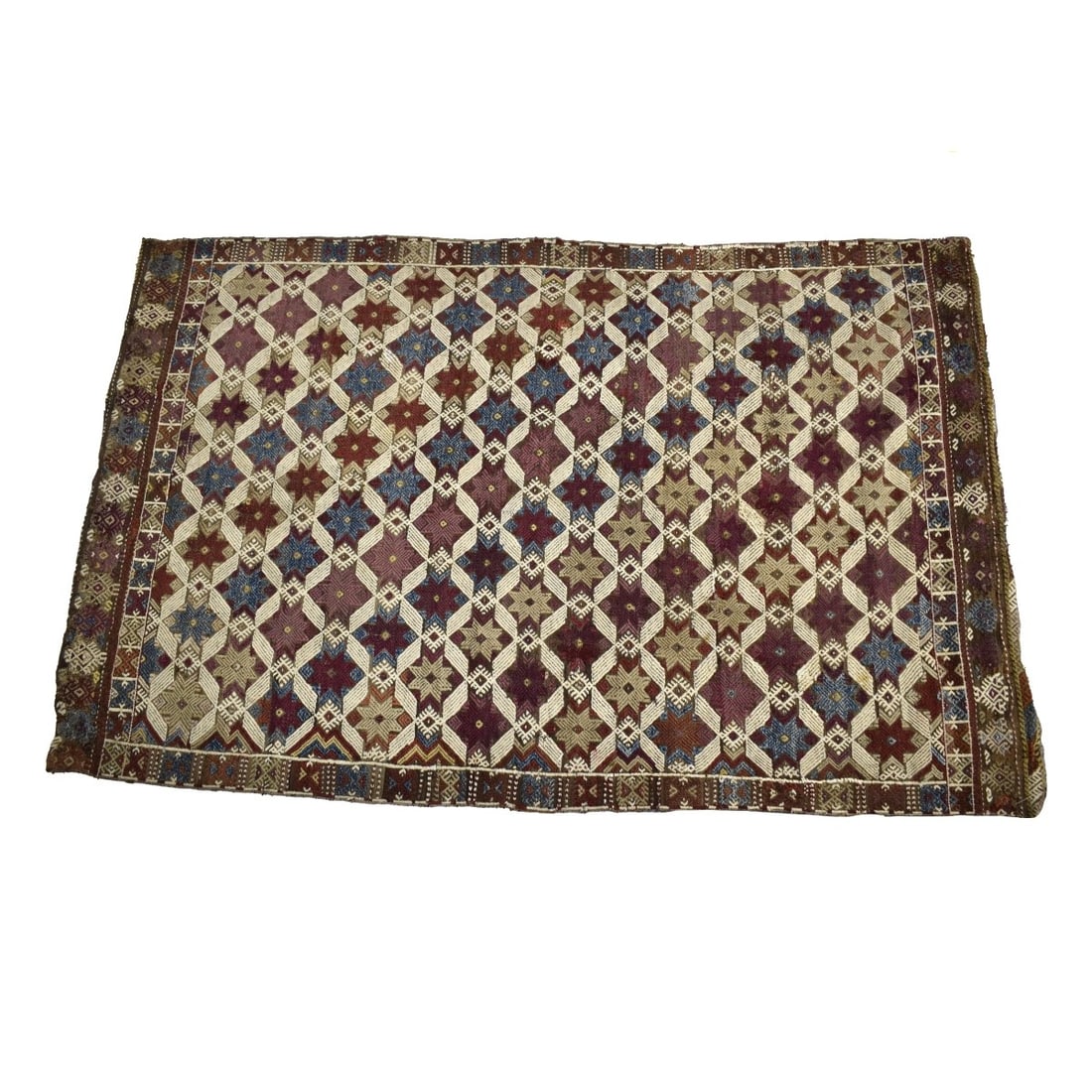 Semi-Antique Persian Rahra Soumek Wool Rug (1 of 5)