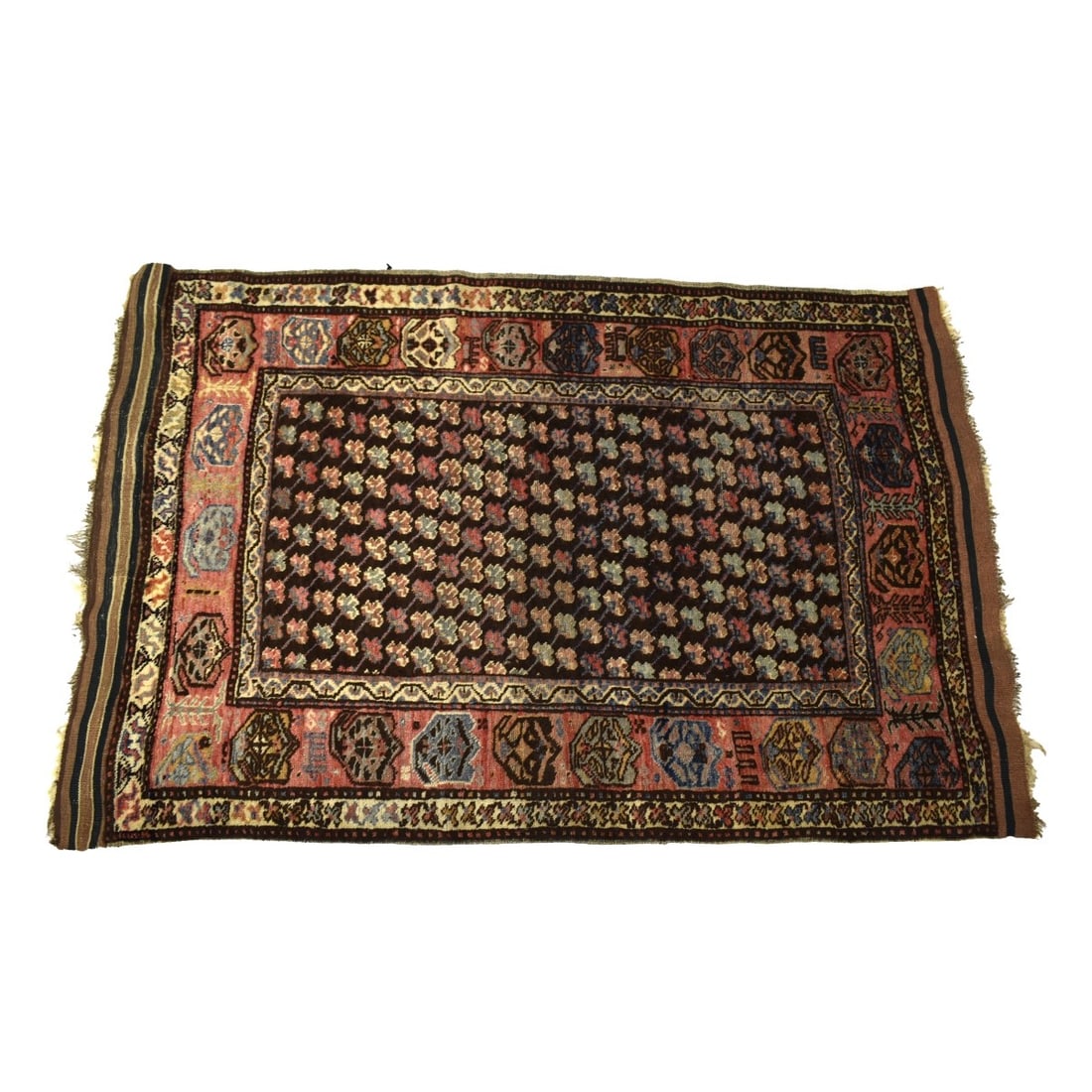 Antique Hungarian Wool Rug: Antique Hungarian Wool Rug. Measures: 67"x 48". Condition: Condition. Minor wear. Estimate: $100.00 - $300.00 Domestic Shipping: $85.00