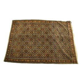 Antique Persian Tabriz Wool Rug