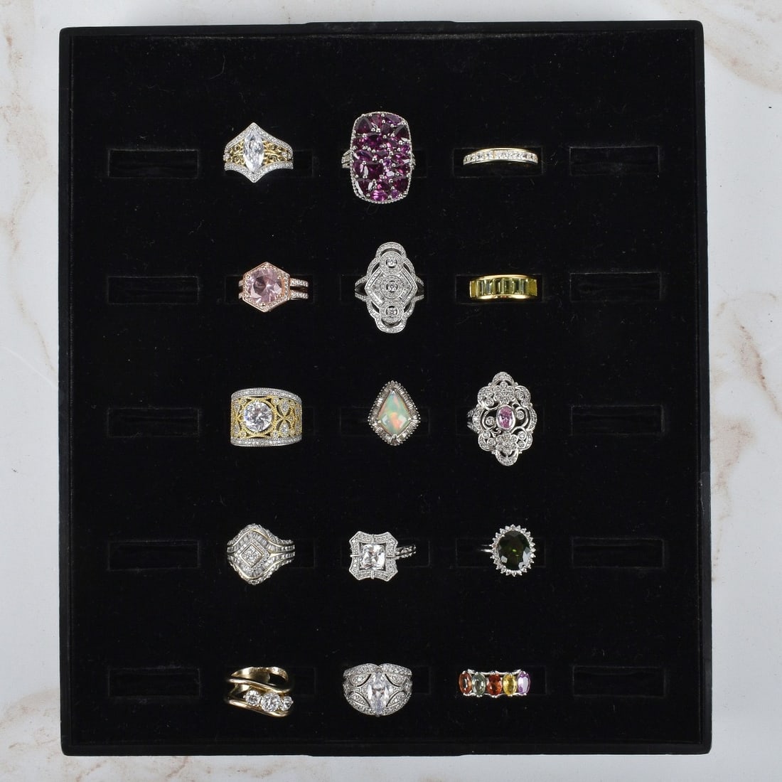 Collection of Sterling Silver Rings (1 of 1)