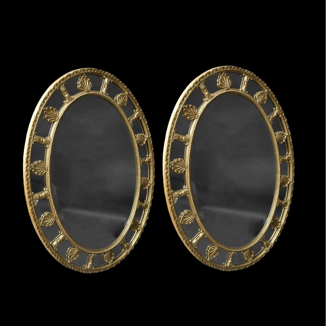 Matching Gilt Carved Mirrors (1 of 4)